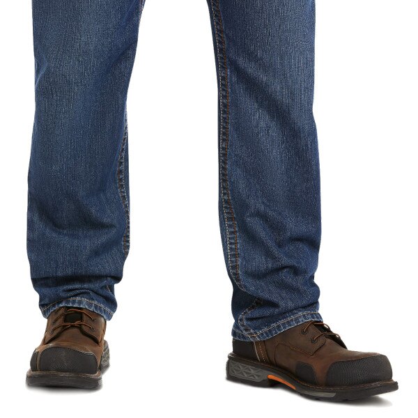 Ariat FR M3 Loose Basic Stackable Straight Leg Jean in flint